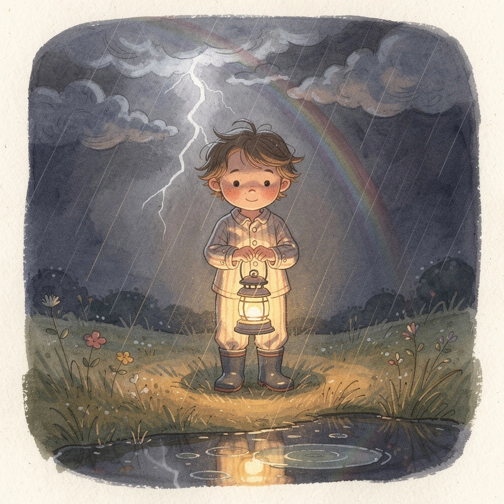 Ava Faces the Thunder — sample illustration